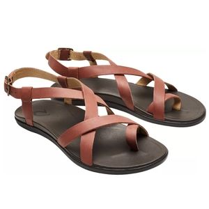 OluKai Upena Leather Sandals